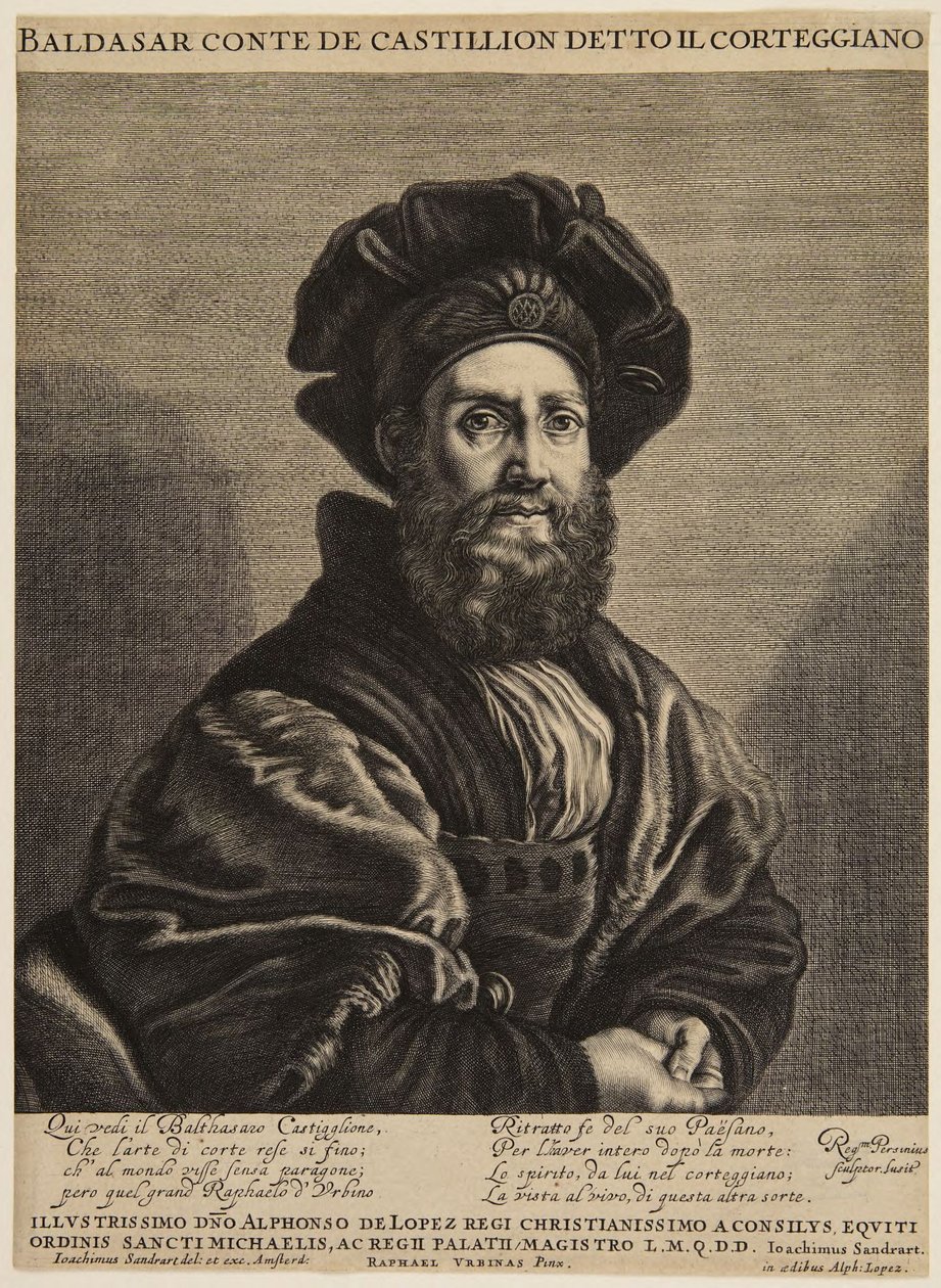 Balthasar, Castiglioni gróf (Le Blanc III, 17. sz.; Andresen II, 3. sz.) alkotó: Raphael
