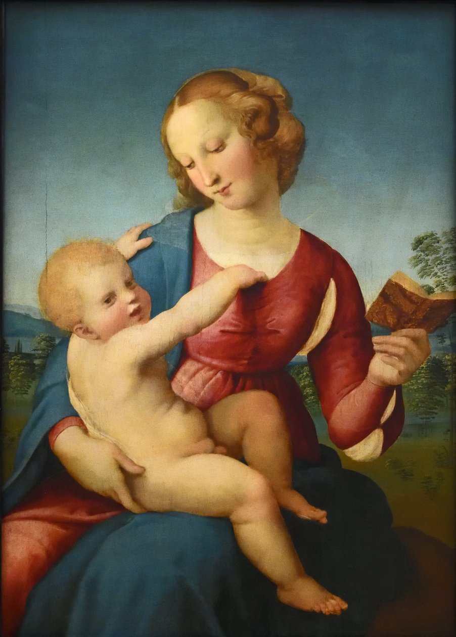 Németül:  Mária a gyermekkel / Madonna Colonna Colonna Madonna alkotó: Raphael