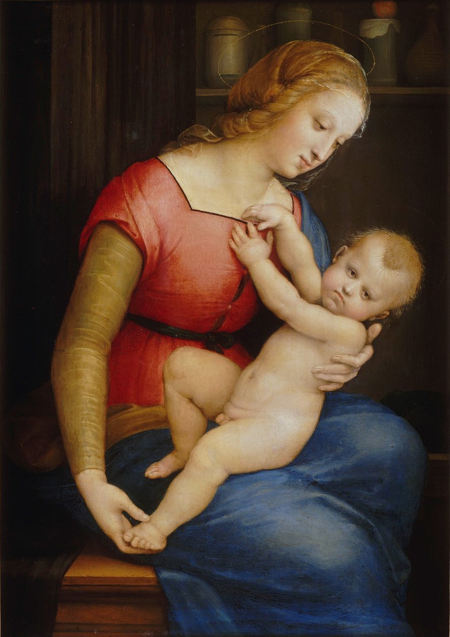 Orléans-i Madonna, kb. 1506-1507 alkotó: Raffaello Sanzio Raphael