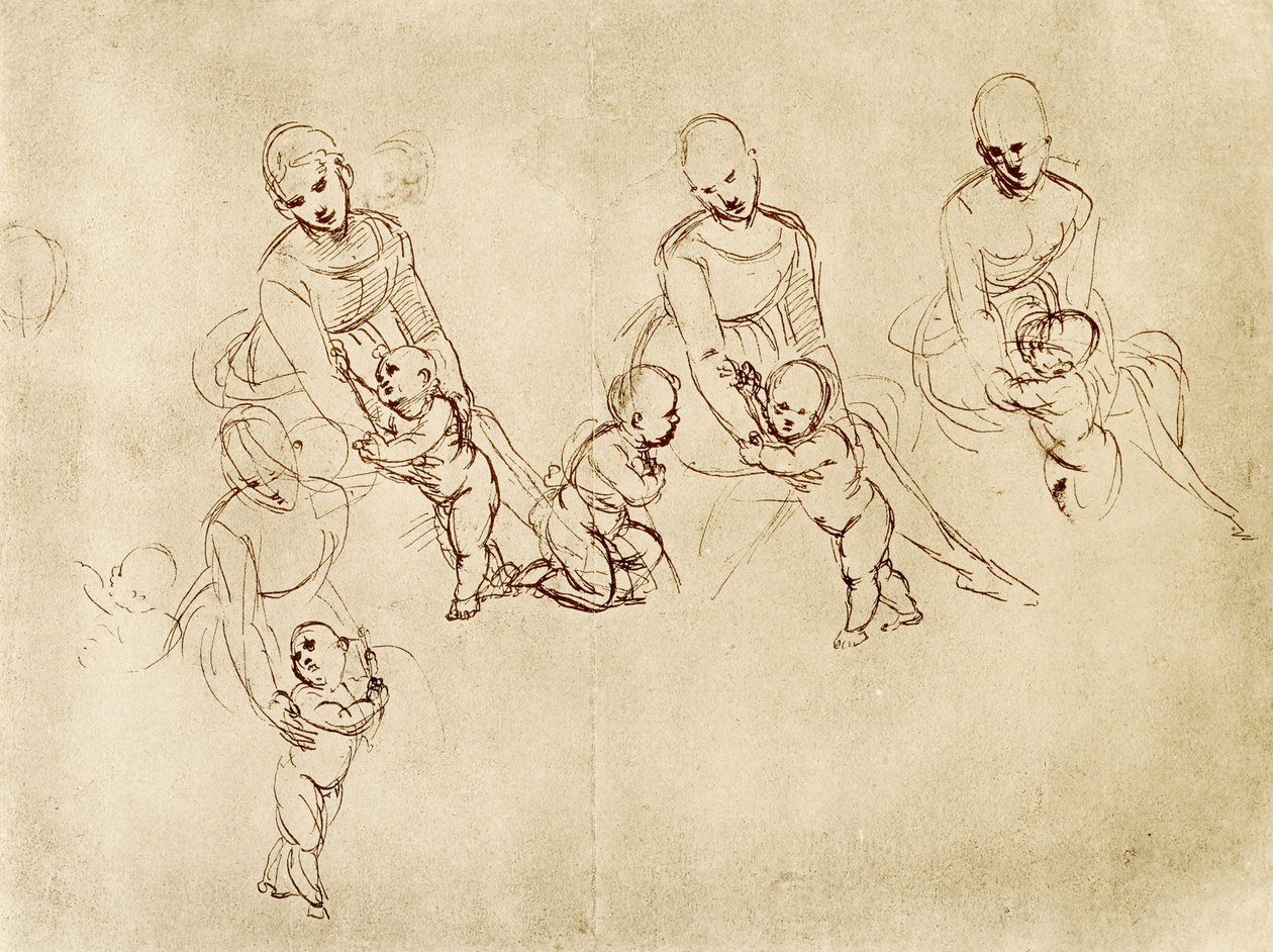 Madonna vidéken alkotó: Raffaello Sanzio Raphael