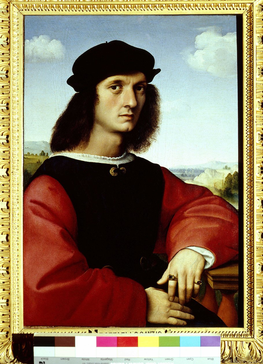Agnolo Doni portréja, 1505-1506 Raphael festménye alkotó: Raphael