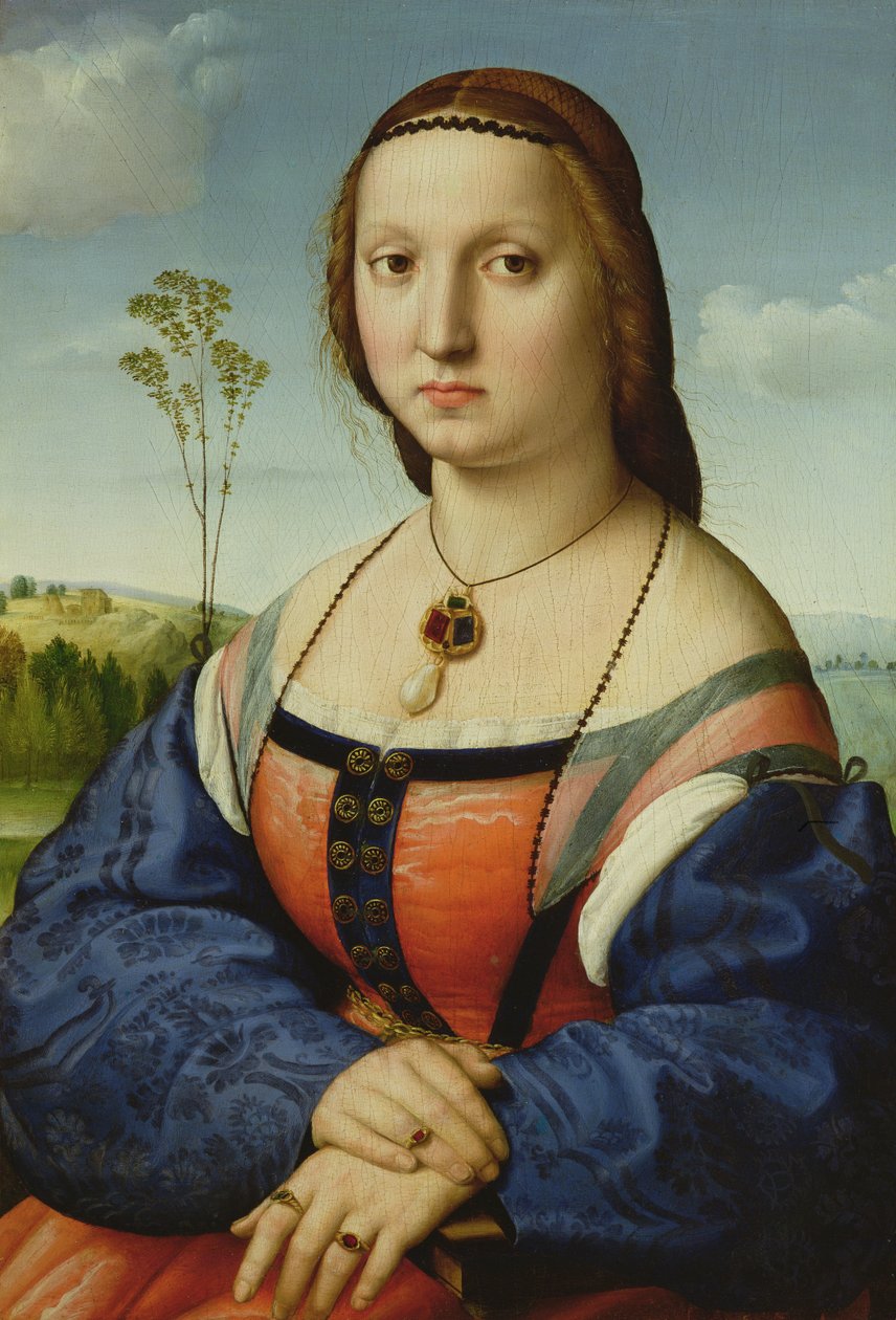 Maddalena Doni portréja, 1506 alkotó: Raffaello Sanzio Raphael