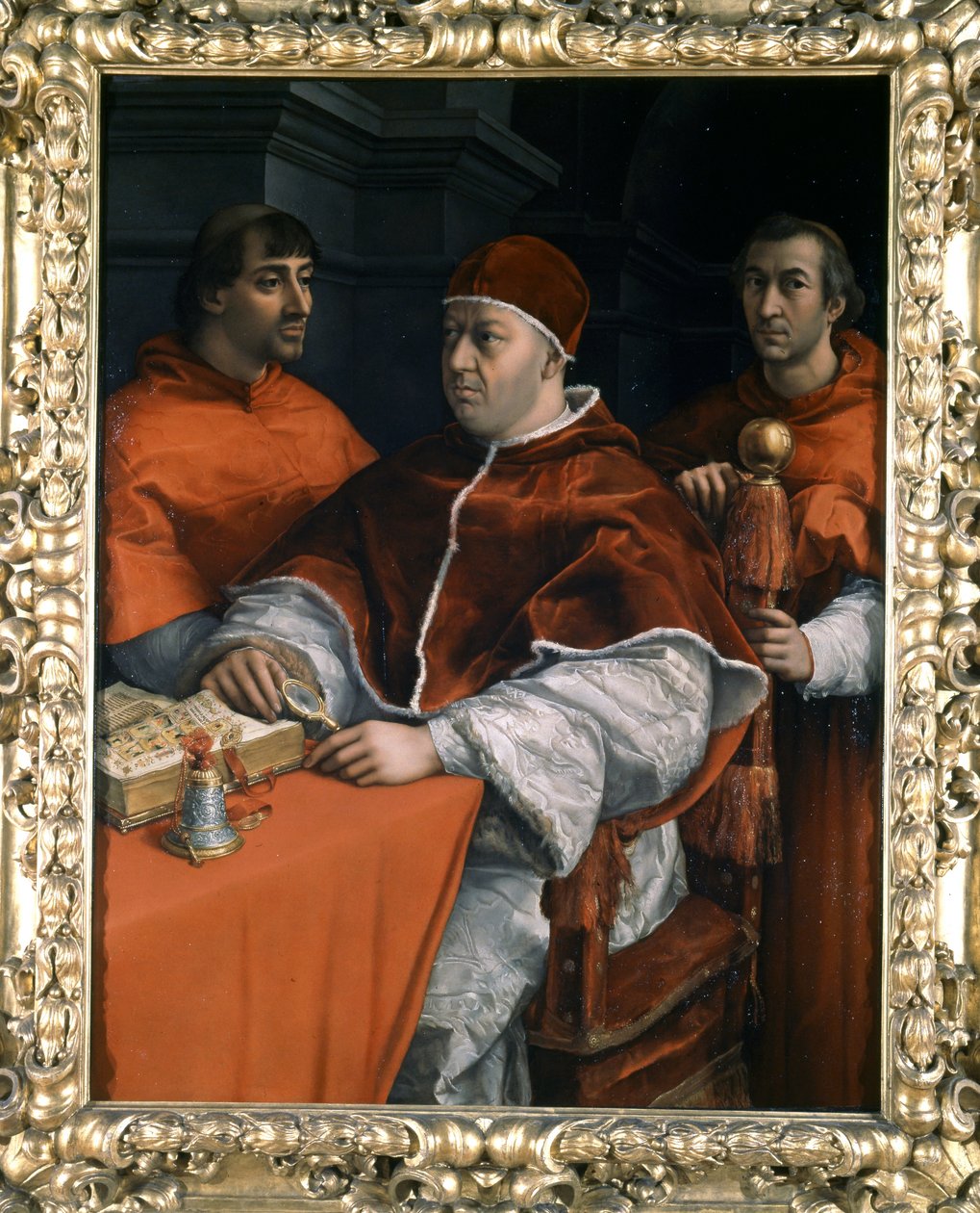 X. Leon pápa portréja alkotó: Raphael