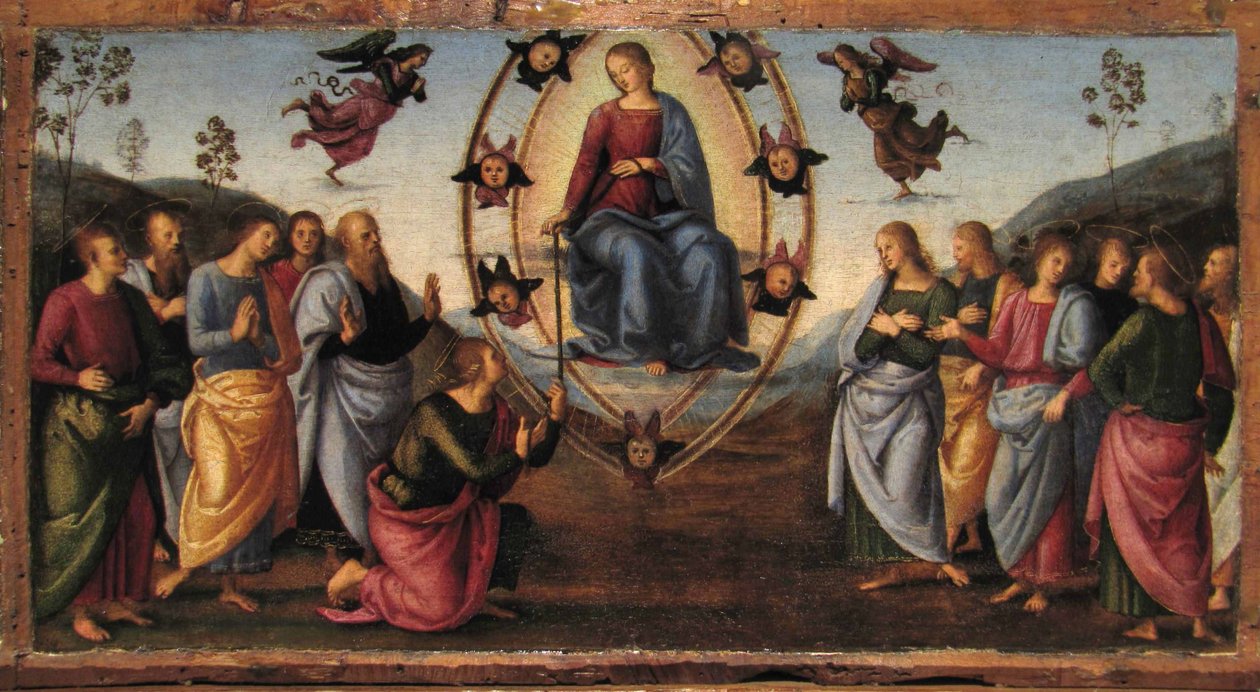 A Fano-oltárkép Predella-táblája, 1497 alkotó: Raffaello Sanzio Raphael