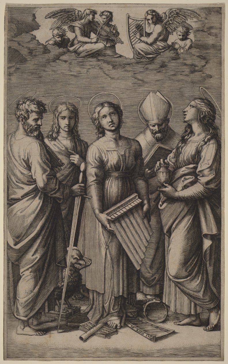 Szent Cecília alkotó: Raphael