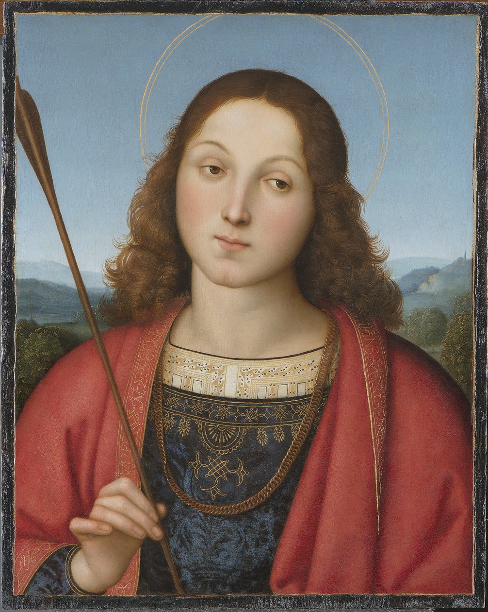 Szent Sebestyén, 1501-1502 körül alkotó: Raffaello Sanzio Raphael