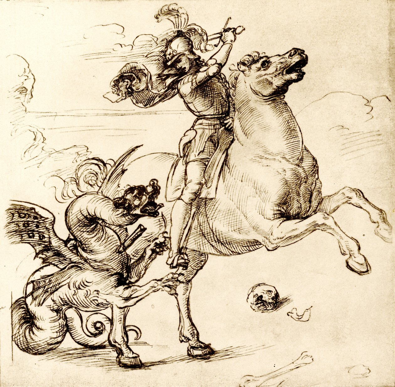 Szent György a karddal alkotó: Raffaello Sanzio Raphael