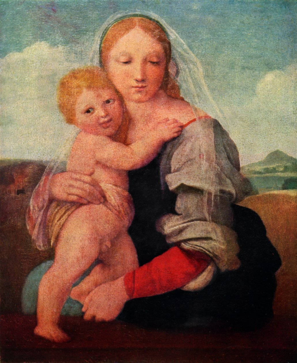 A Mackintosh Madonna, 1510-1512, 1929 alkotó: Raffaello Sanzio Raphael