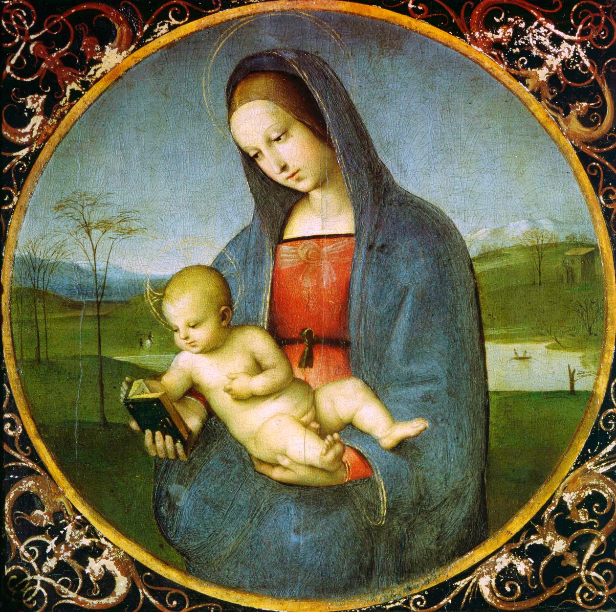 "The Madonna Conestabile", 1502-1503. alkotó: Raphael