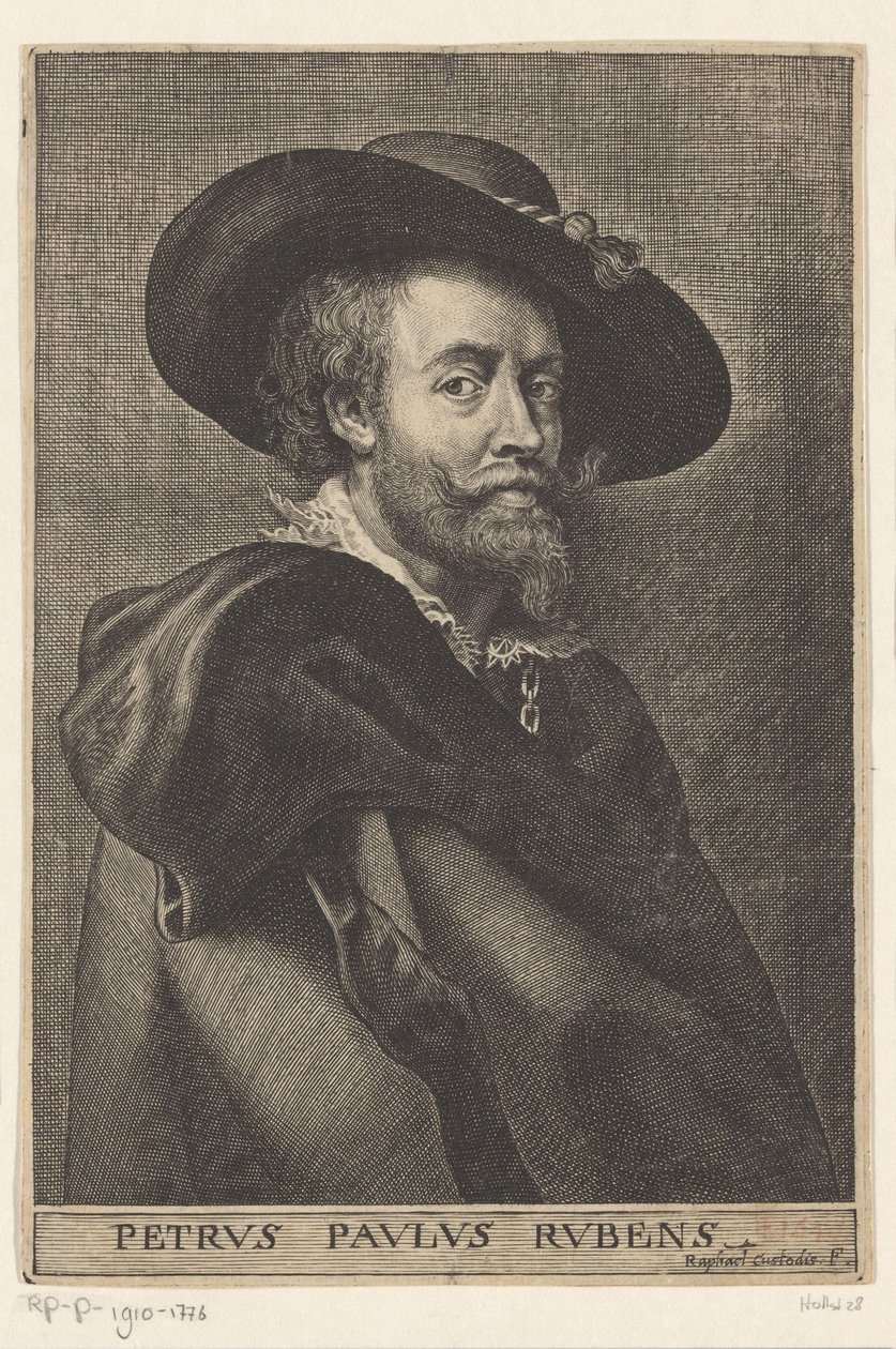 Peter Paul Rubens portréja Peter Paul Rubens (cím az objektumon) alkotó: Raphael Custos