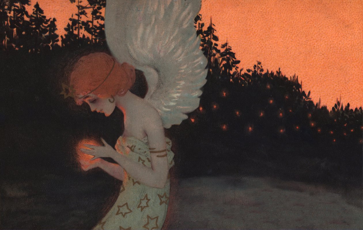 Karácsonyi angyal alkotó: Raphael Kirchner