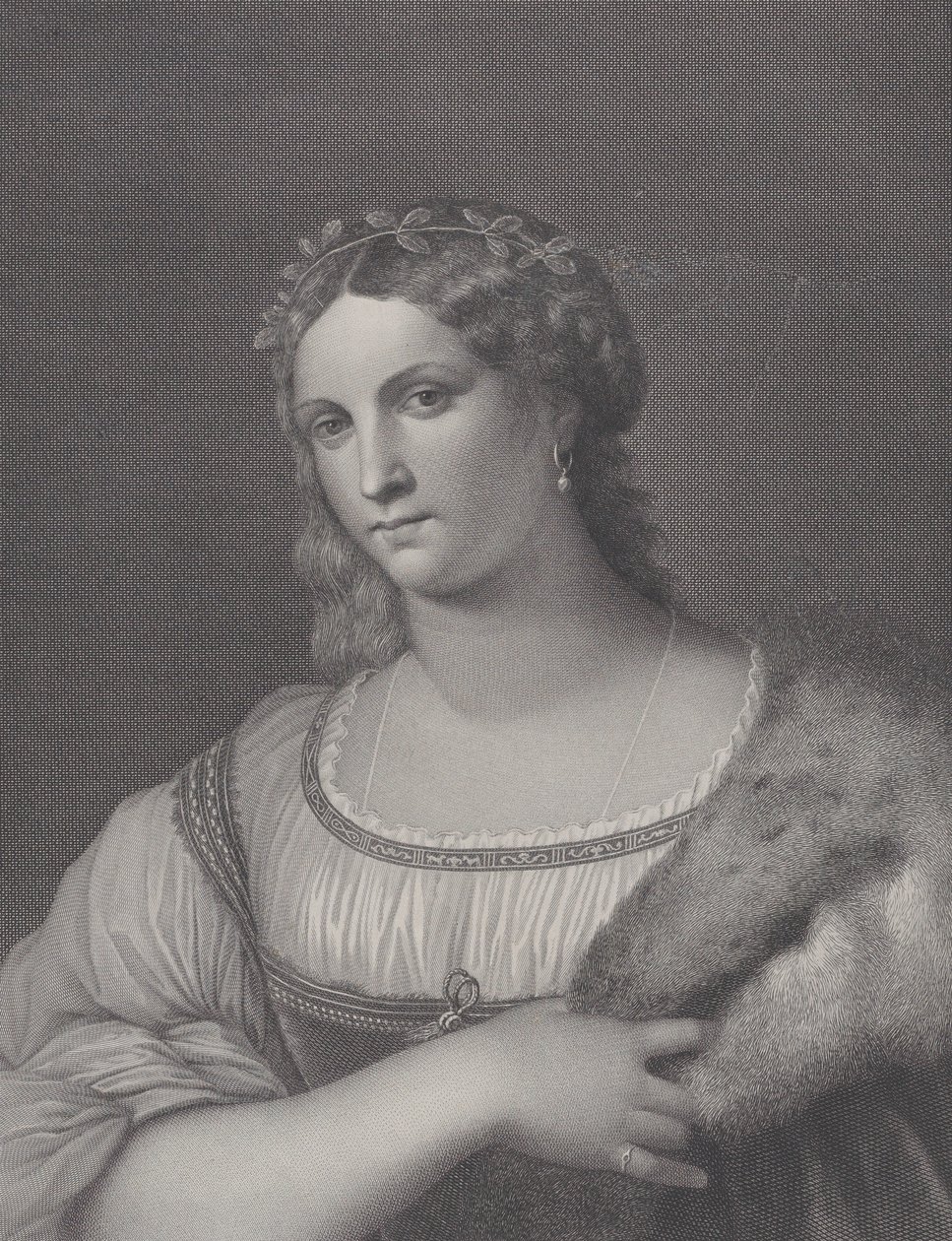La Fornarina, 1814 alkotó: Raphael Morghen