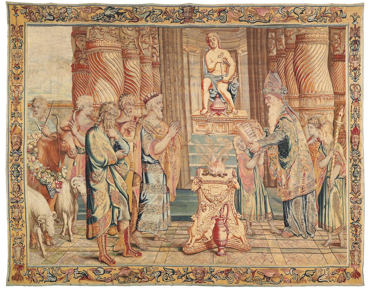 Mitológiai kárpit, Párizs, 1661 alkotó: Raphael de la Planche