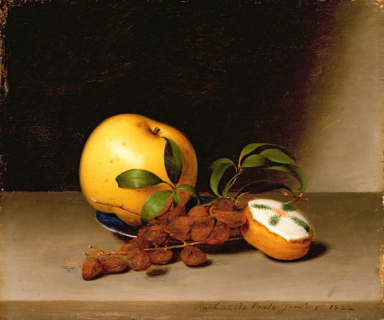 Csendélet tortával, 1822 alkotó: Raphaelle Peale