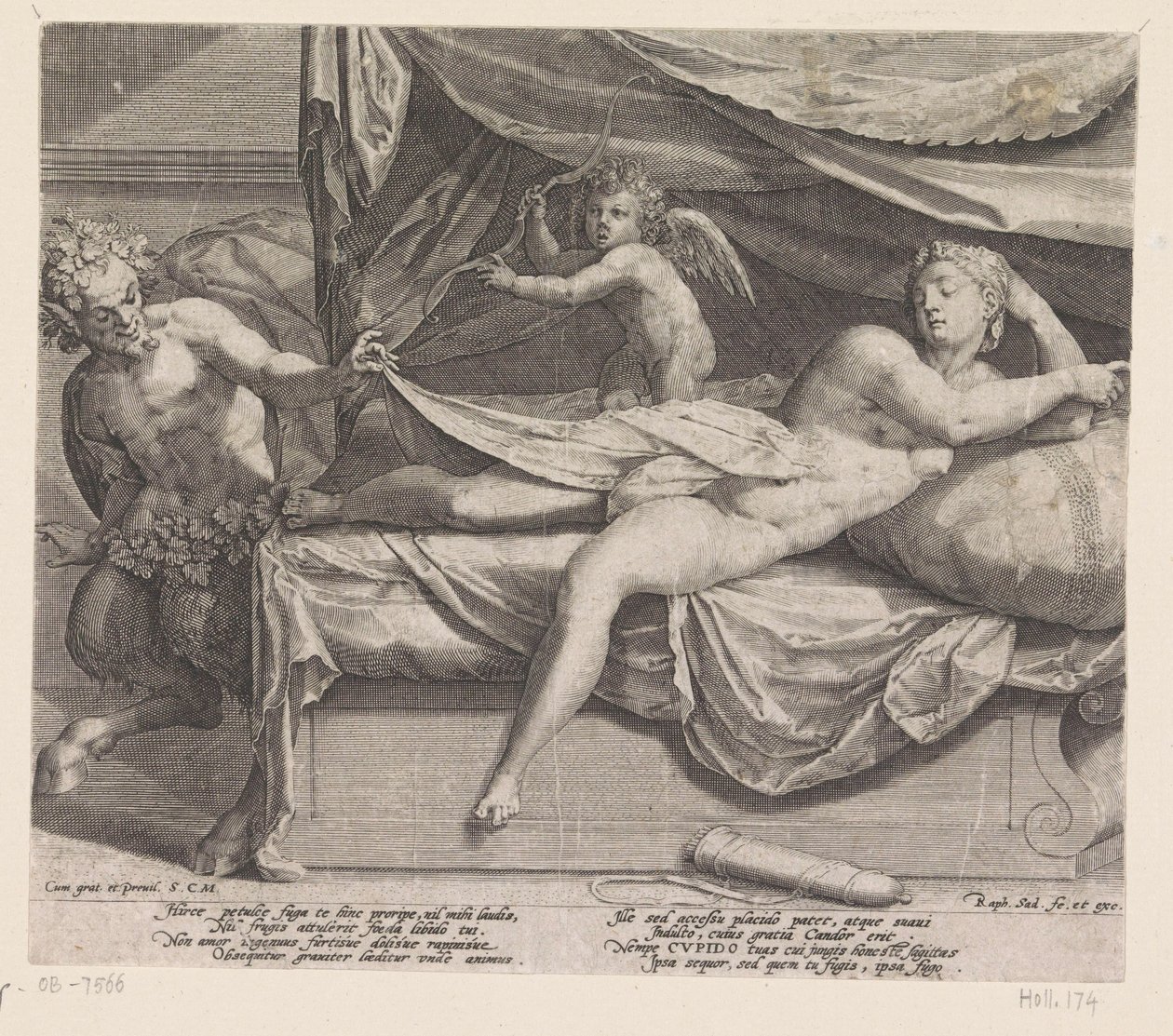 Jupiter és Antiope alkotó: Raphaël Sadeler (I)