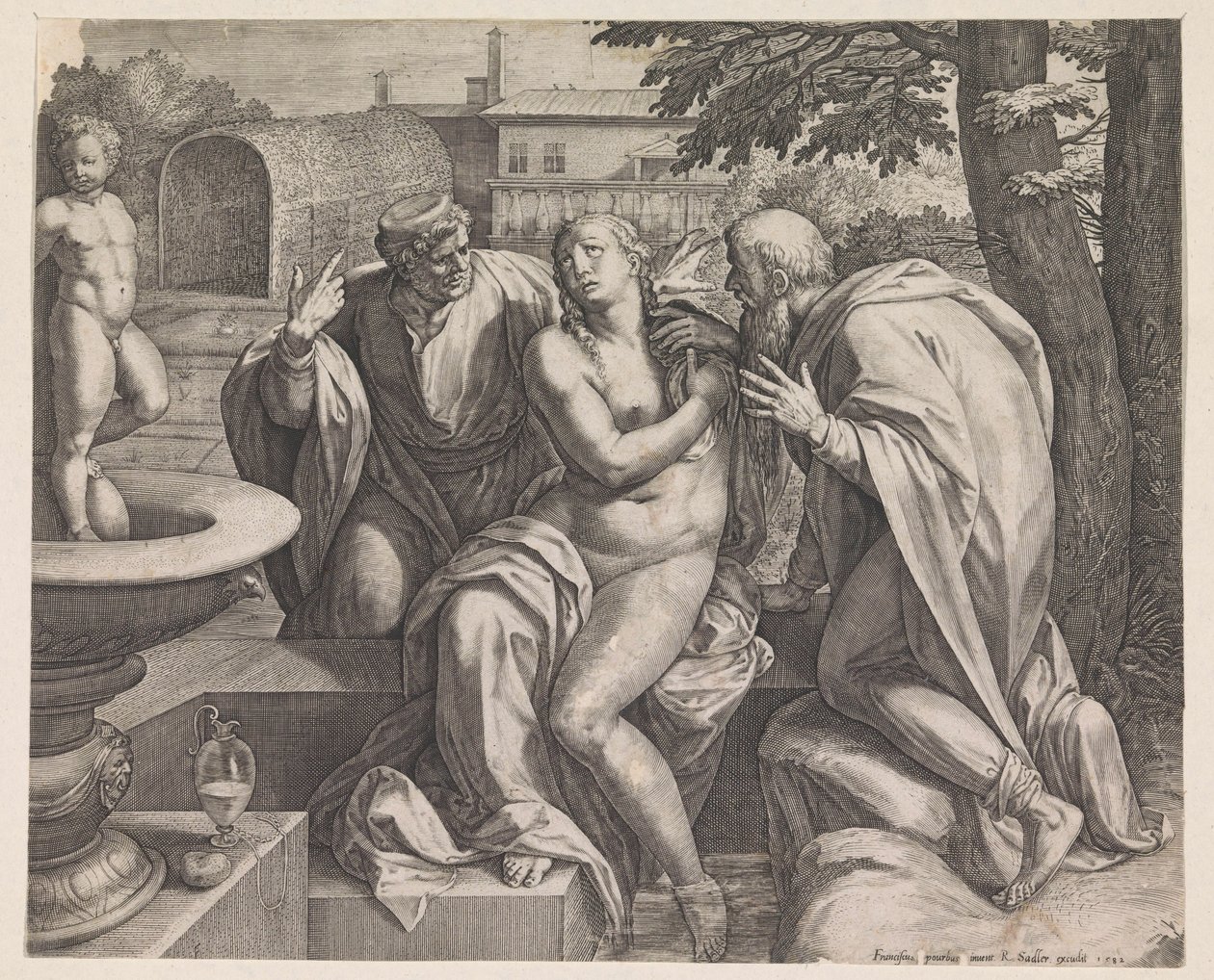 Susanna és a vének alkotó: Raphaël Sadeler (I)