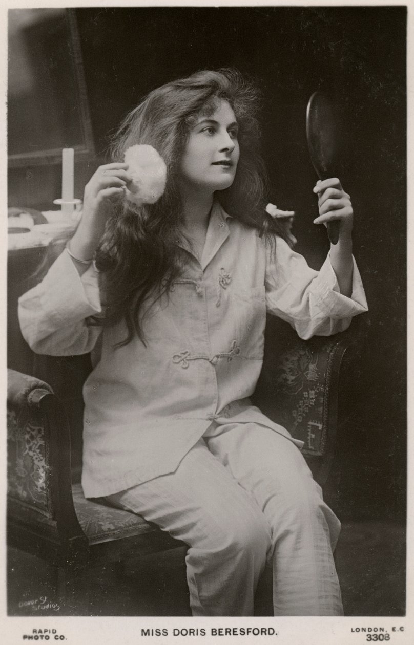 Doris Beresford brit színésznő, 1900-as évek. alkotó: Rapid Photo Company
