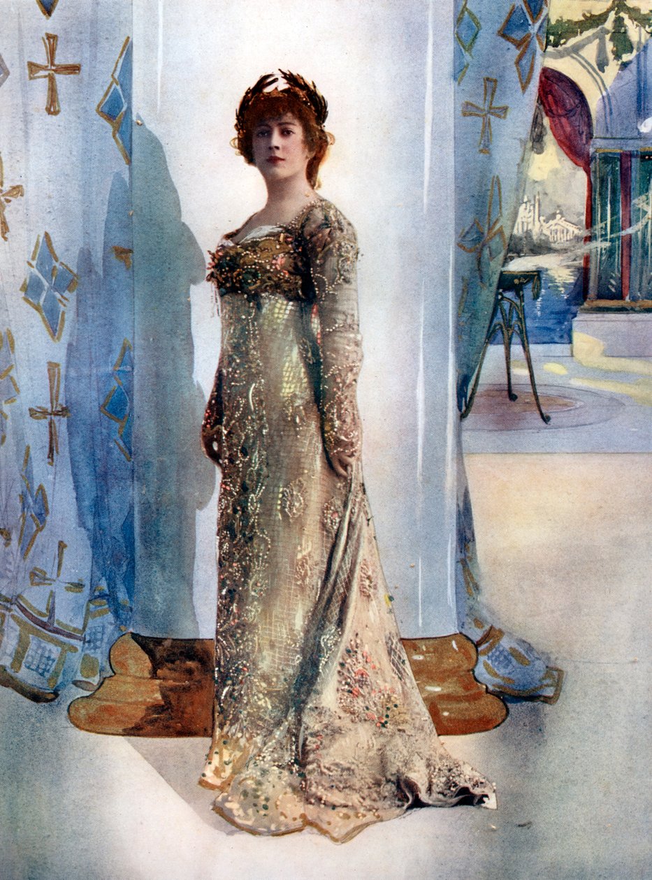 Jane Hading a Plus que Rene-ben, 1902 alkotó: Rautlinger