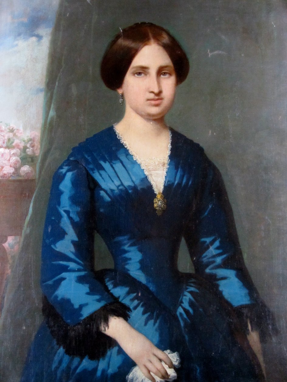 Mrs. Clorinda Rosales Bascuñán alkotó: Raymond Auguste Quinsac Monvoisin