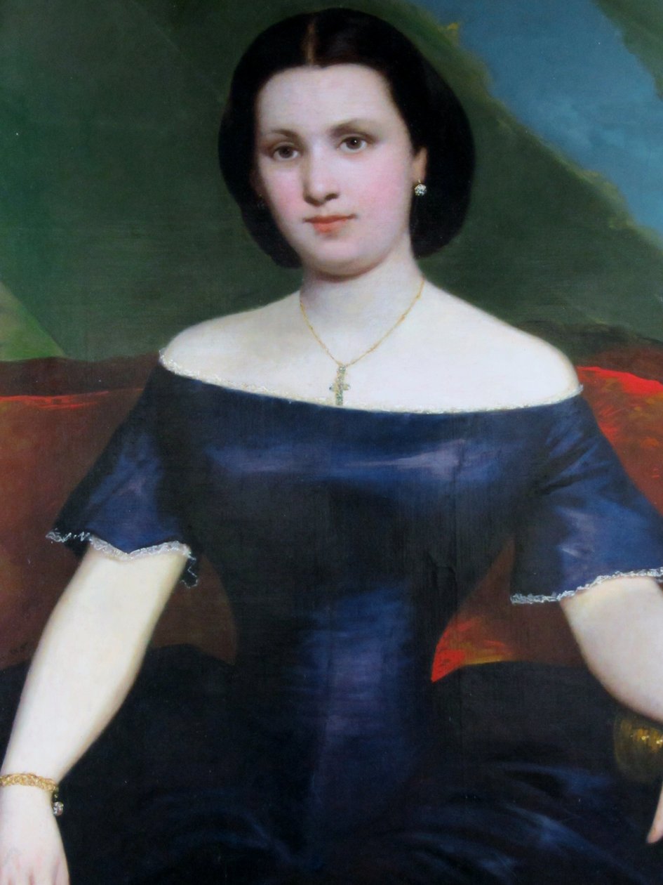 Mercedes Alvarez asszony alkotó: Raymond Auguste Quinsac Monvoisin