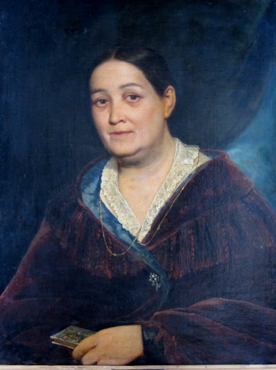 Doña Nicolasa Garmendía y Aguirre de Orrego alkotó: Raymond Auguste Quinsac Monvoisin