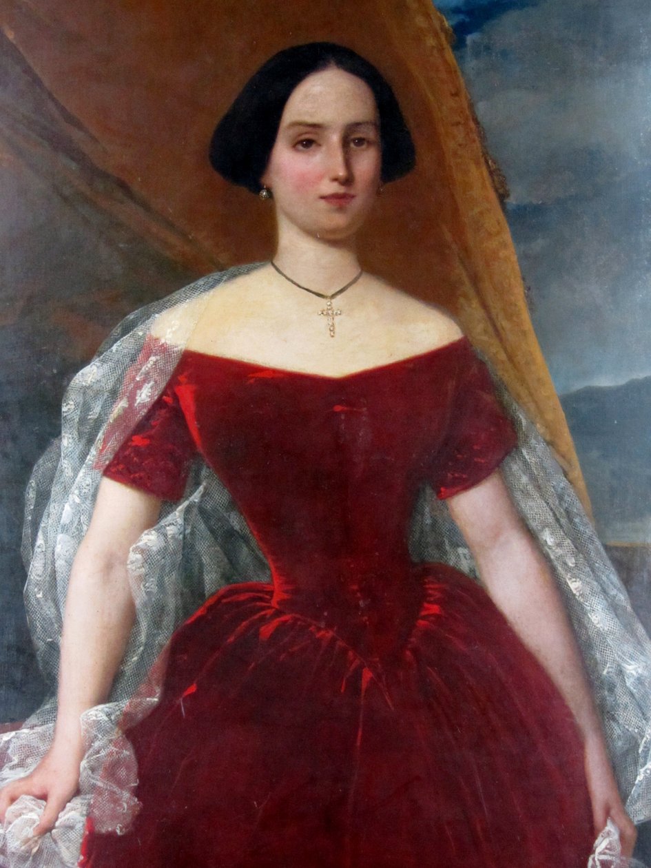 García-Huidobro Luco nővér (részlet) alkotó: Raymond Auguste Quinsac Monvoisin