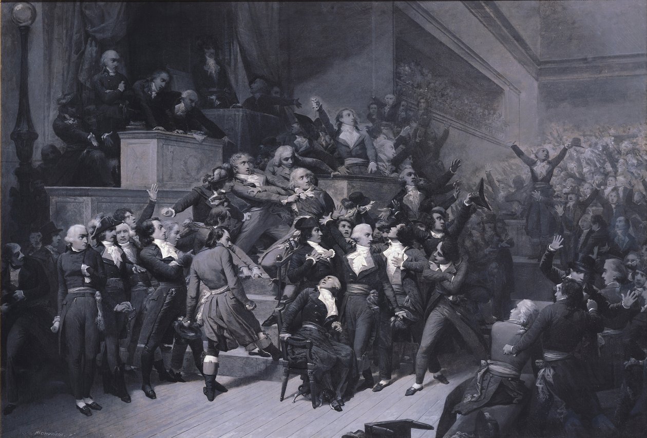 A Kilencedik Thermidor, 1840 körül alkotó: Raymond Quinsac Monvoisin