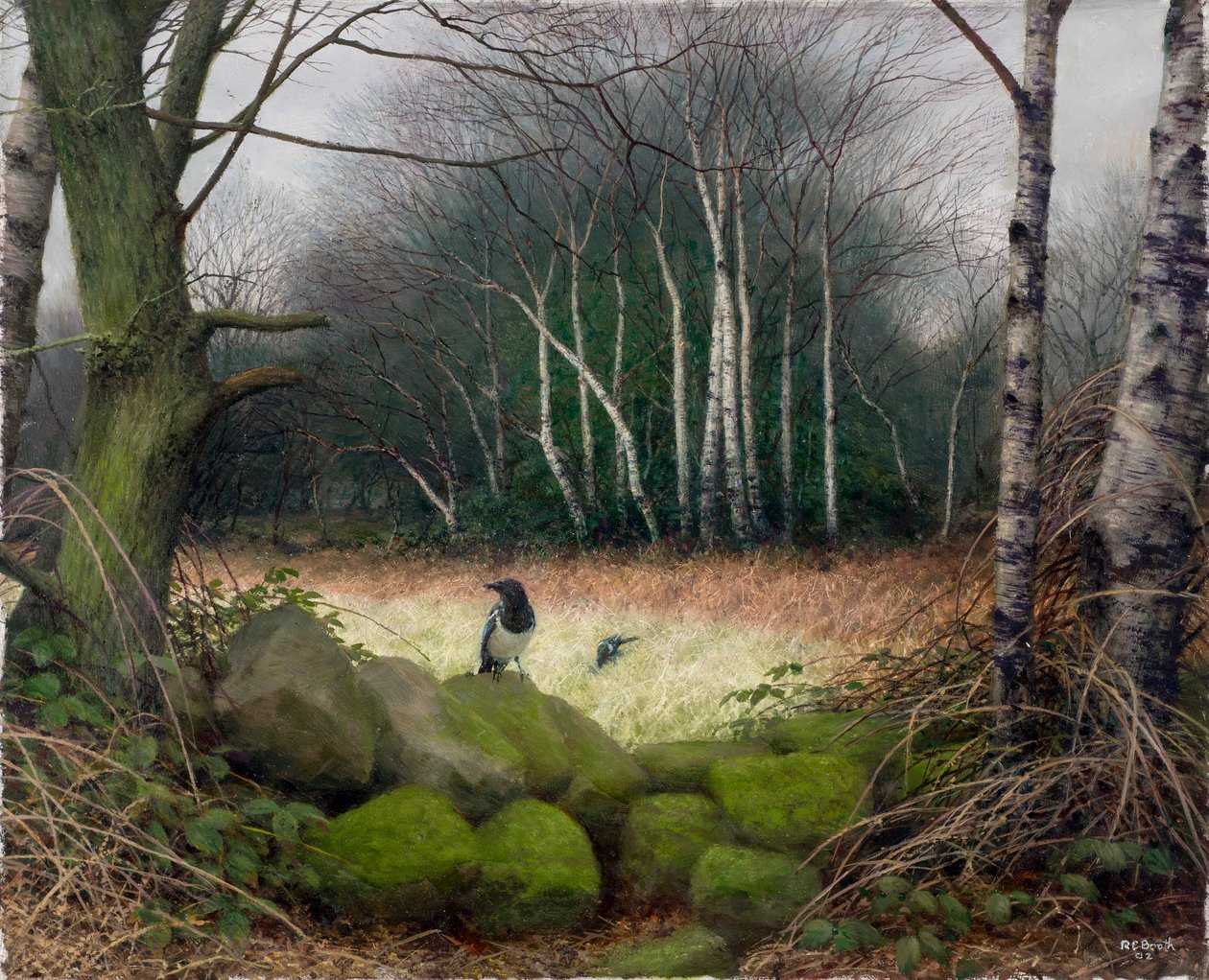 Egy tél végi reggel, 2002 (olaj, tábla) alkotó: Raymond Booth