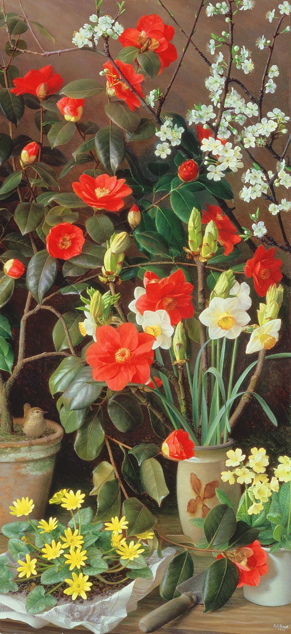 Április festés alkotó: Raymond Booth