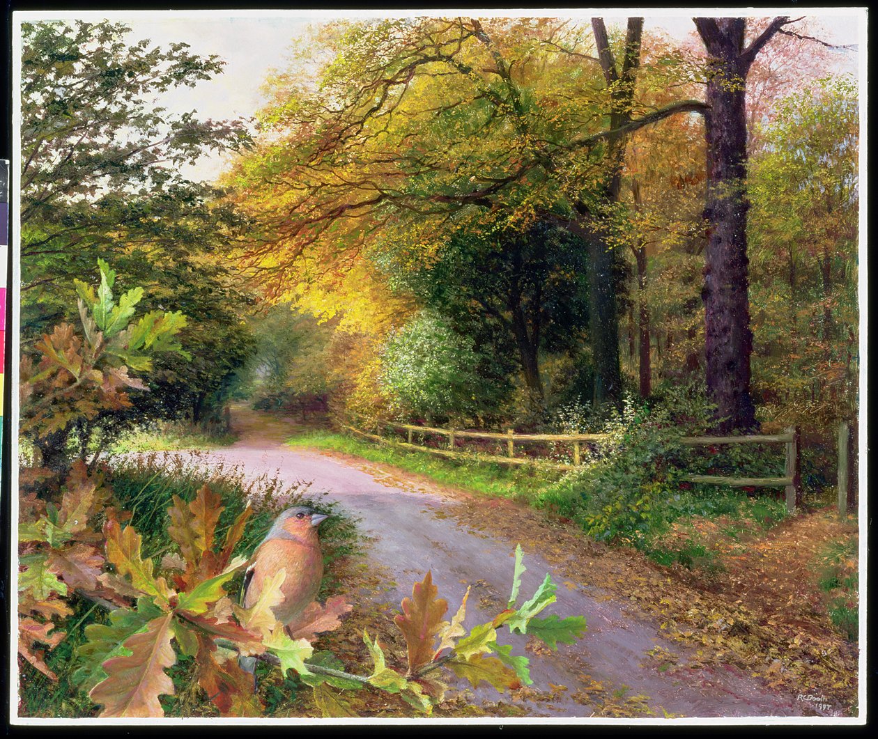 Októberi este a Crag Lane-en alkotó: Raymond Booth