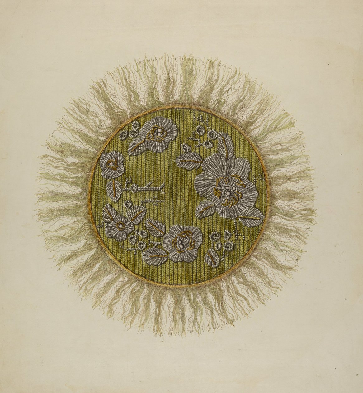 Gyöngyös lámpaszőnyeg, 1940. alkotó: Raymond Manupelli