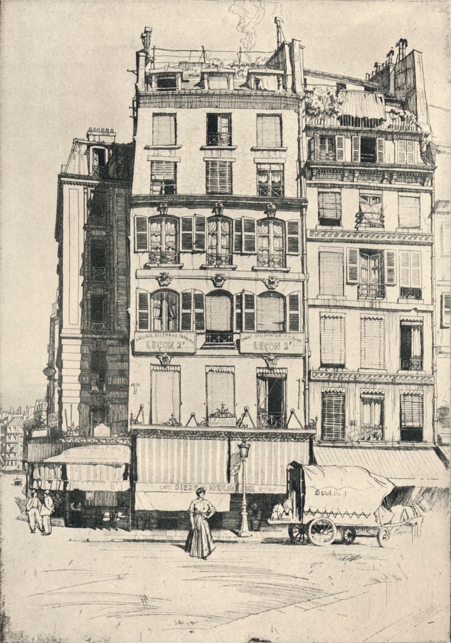 Városháza rakpart, 1915 alkotó: Raymond Ray Jones