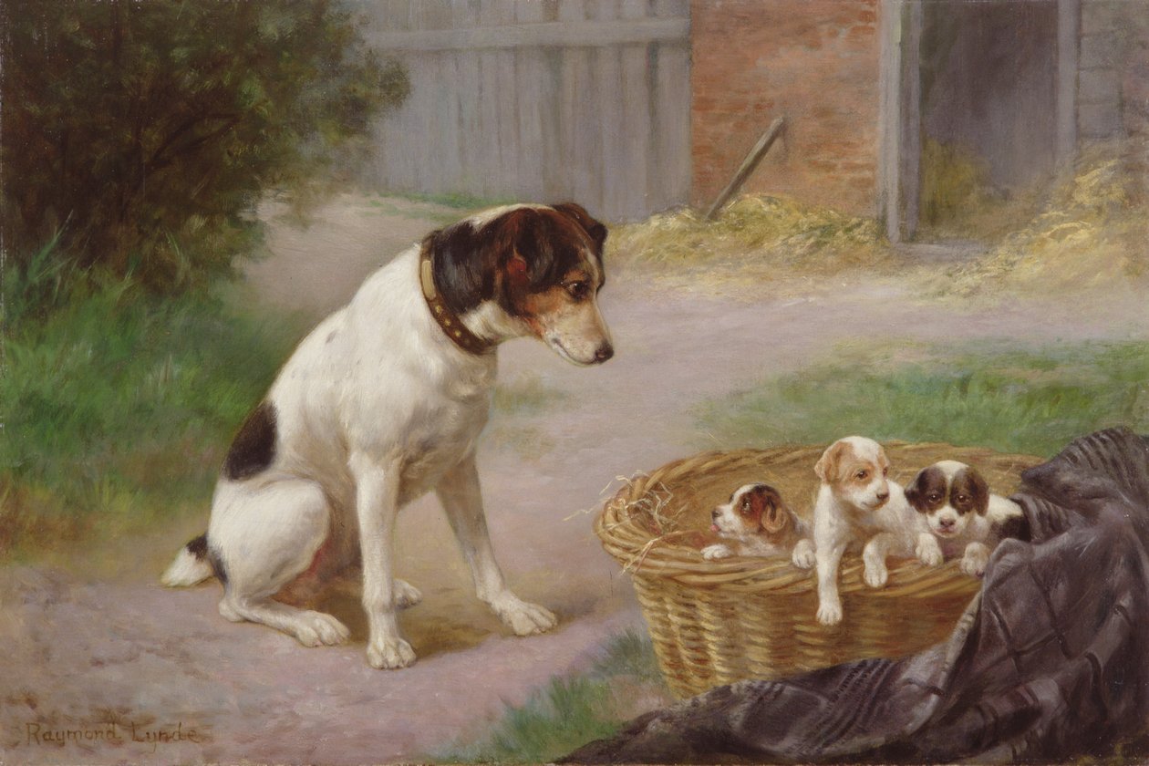 Egy büszke anya, 1910 körül (olaj, vászon) alkotó: Raymonde Lynde