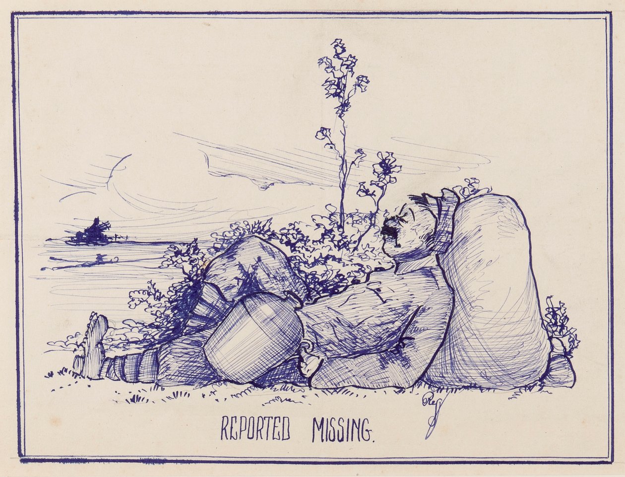 Eltűntnek jelentették, 1914-18 alkotó: Reg G. Preston