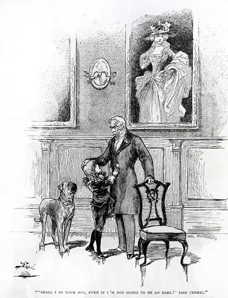 Illusztráció: Little Lord Fauntleroy (metszet) alkotó: Reginald Bathurst Birch