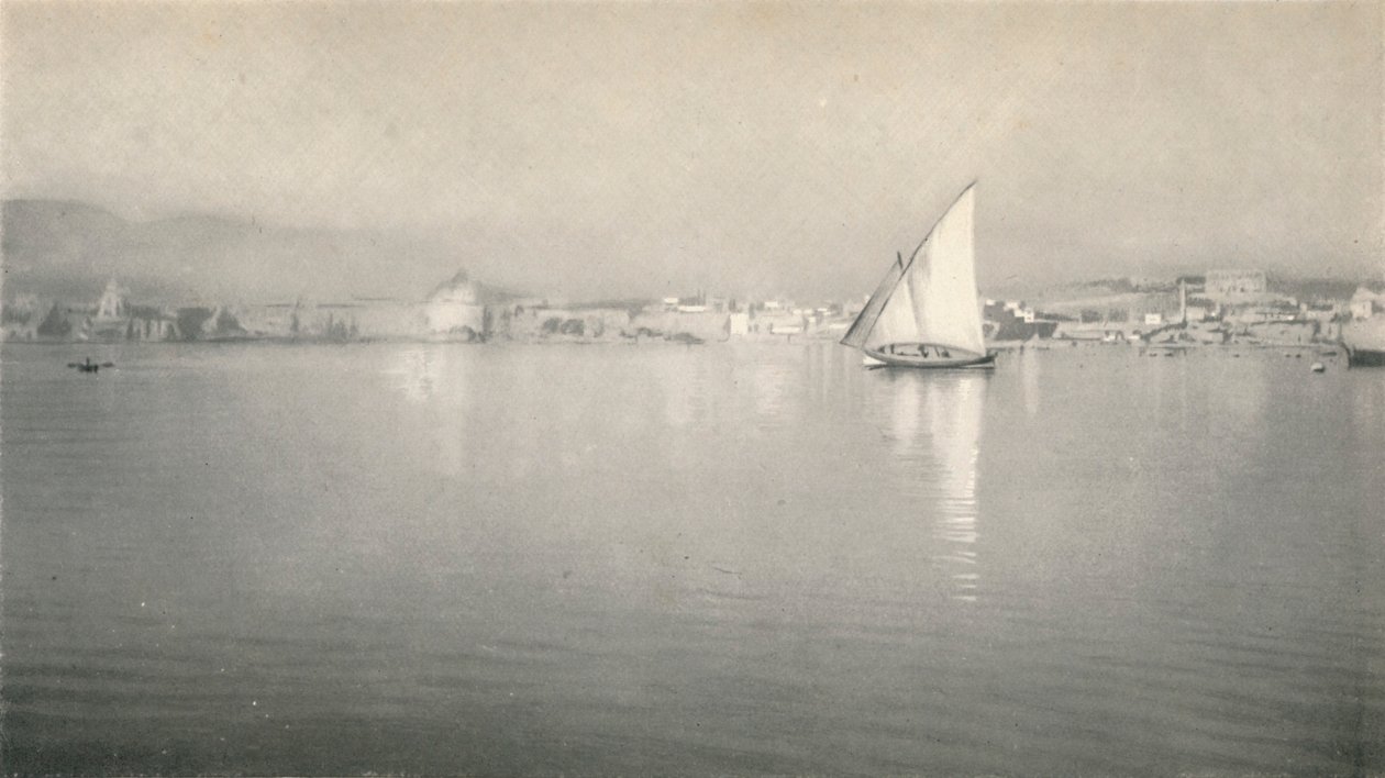 A kikötőben, Palma, Mallorca, 1927, 1927 alkotó: Reginald Belfield