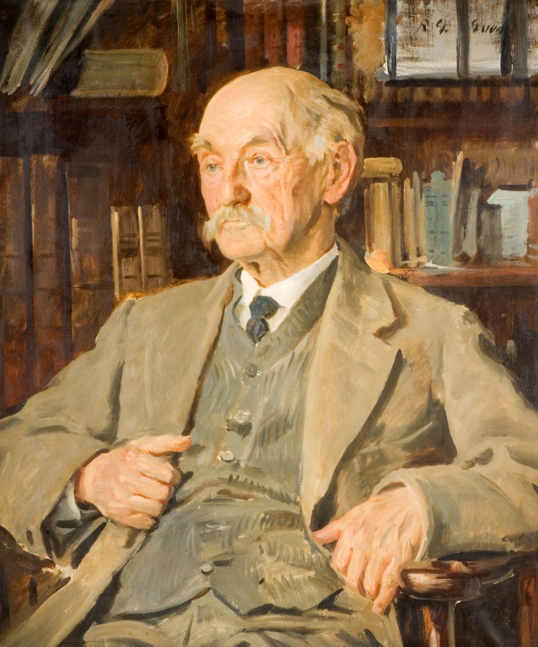 Thomas Hardy portréja 1840-1928, 1924. alkotó: Reginald Grenville Eves