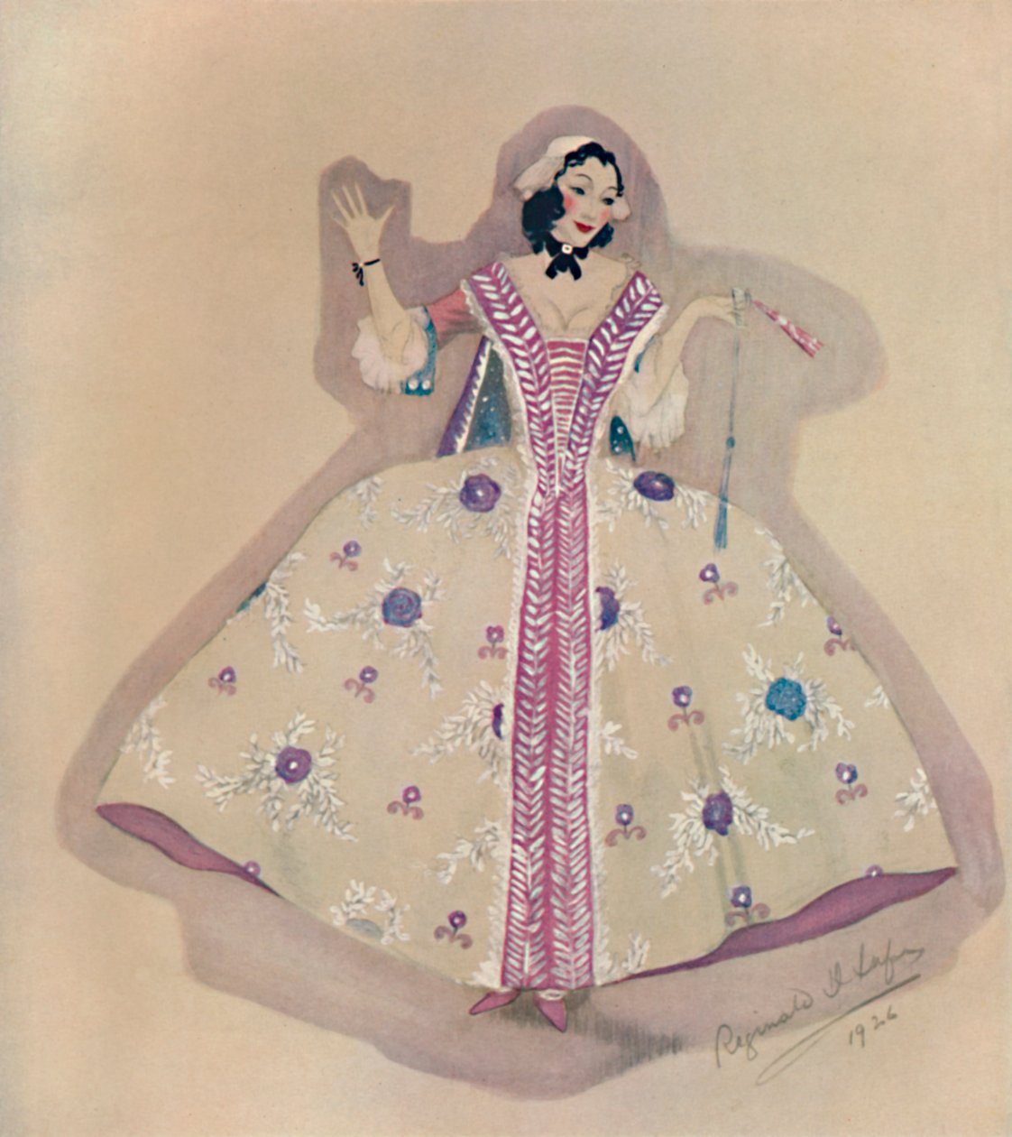 "Kosztümtervezés", 1926, 1927 alkotó: Reginald Leefe