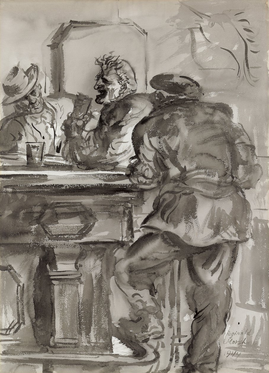 Bár filozófus alkotó: Reginald Marsh