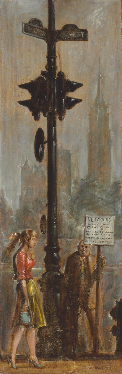 Broadway és 14. utca alkotó: Reginald Marsh