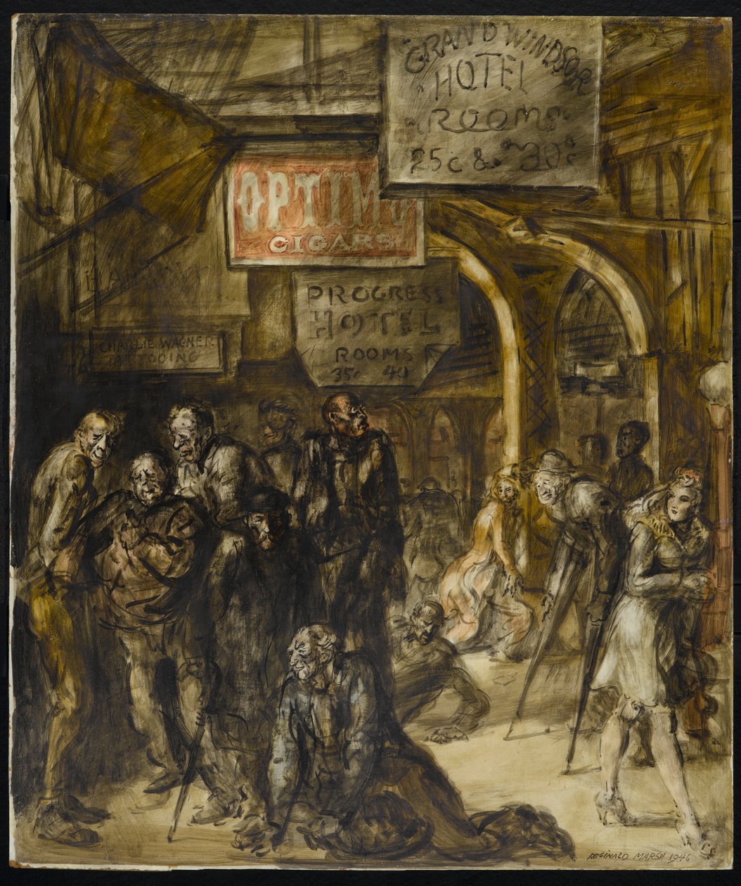 Grand Windsor Hotel alkotó: Reginald Marsh