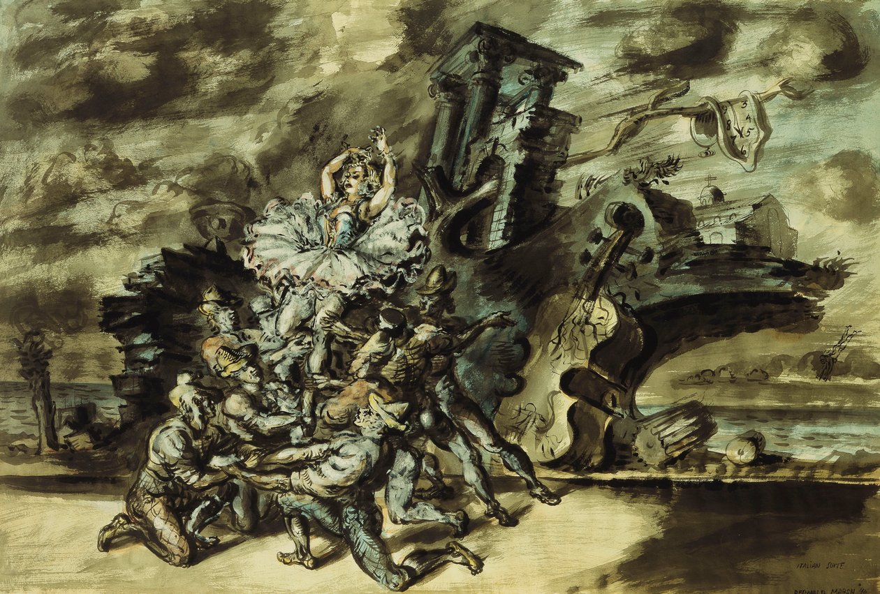 Olasz lakosztály alkotó: Reginald Marsh