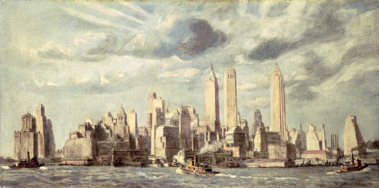 Alsó Manhattan alkotó: Reginald Marsh