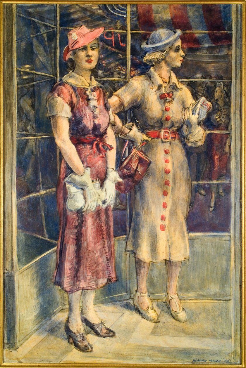 Piros gombok alkotó: Reginald Marsh