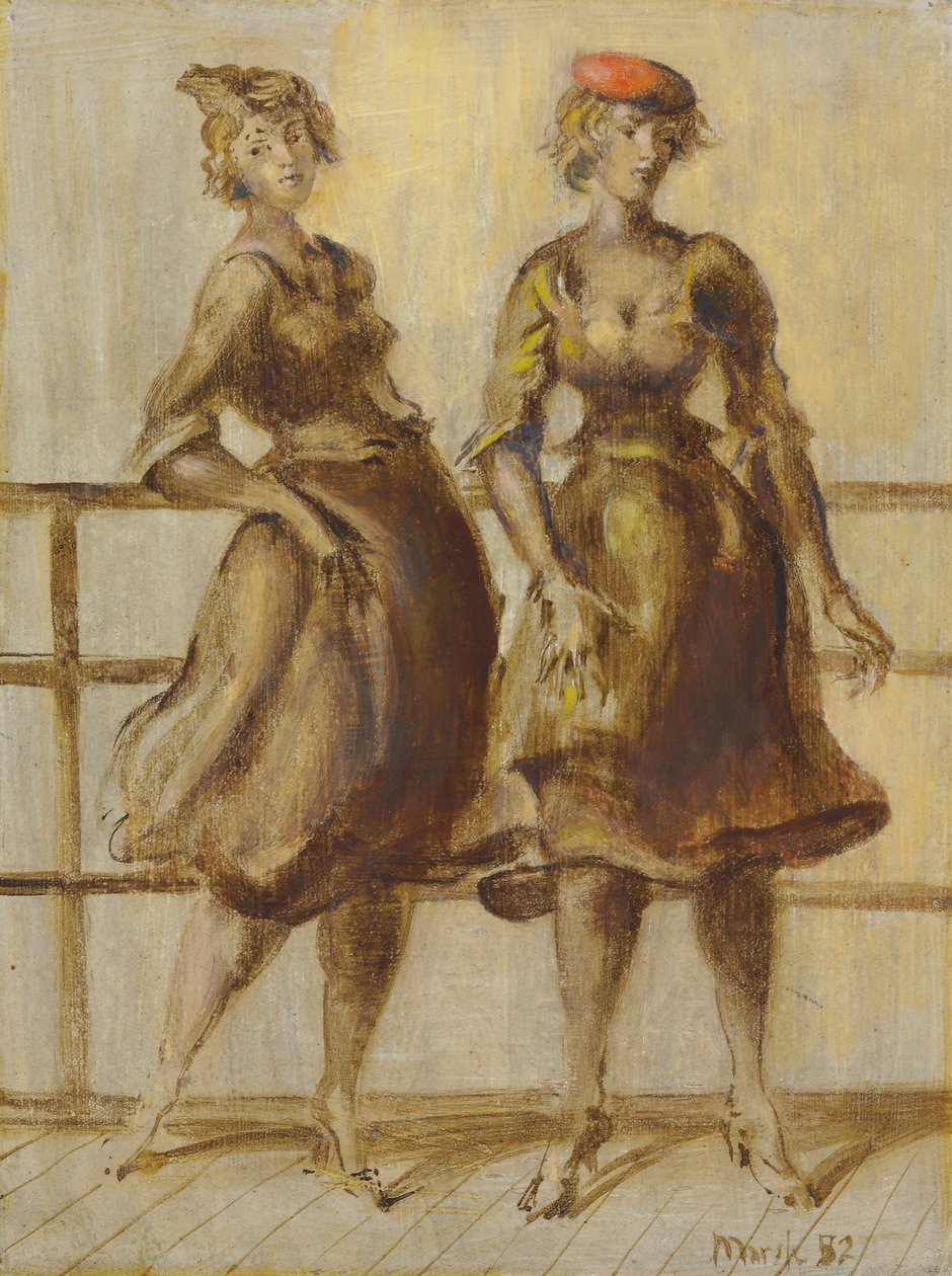 Két nő alkotó: Reginald Marsh