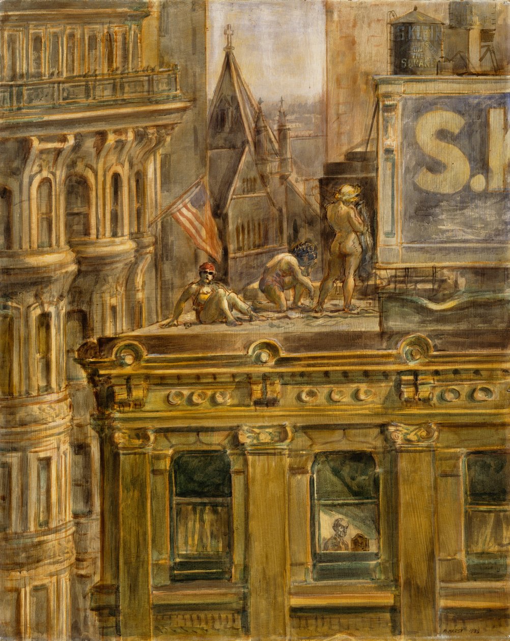 Kilátás az ablakomból alkotó: Reginald Marsh