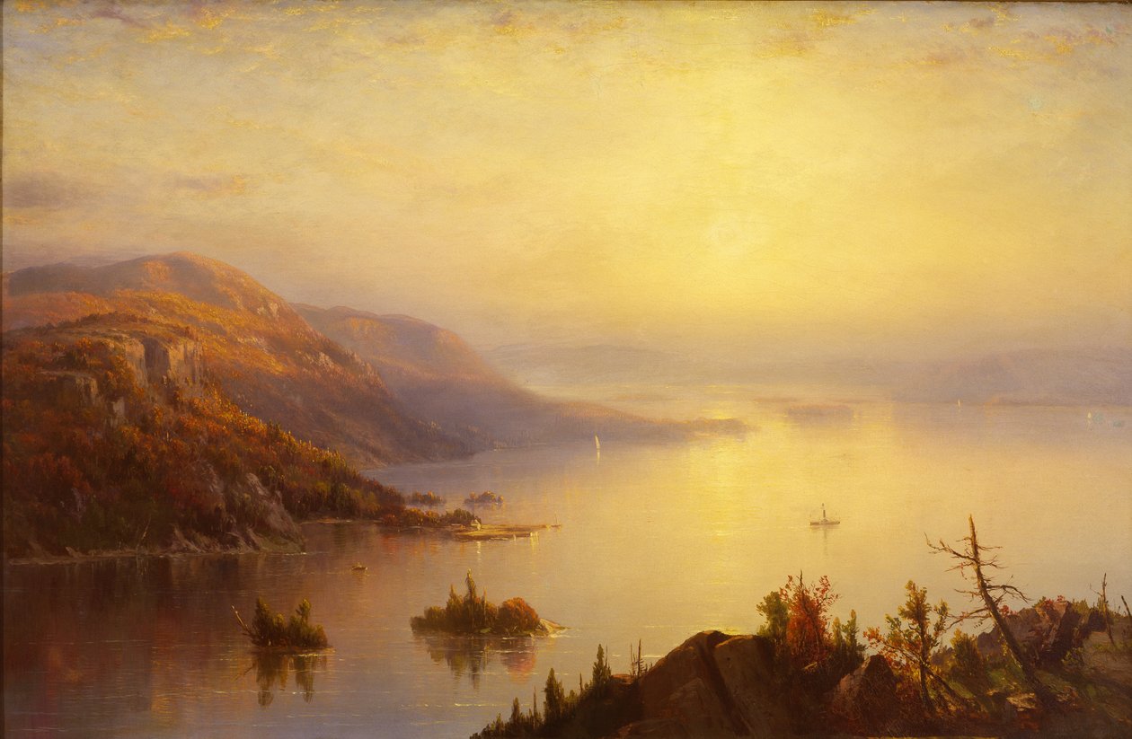 George-tó, 1868 körül alkotó: Regis Francis Gignoux