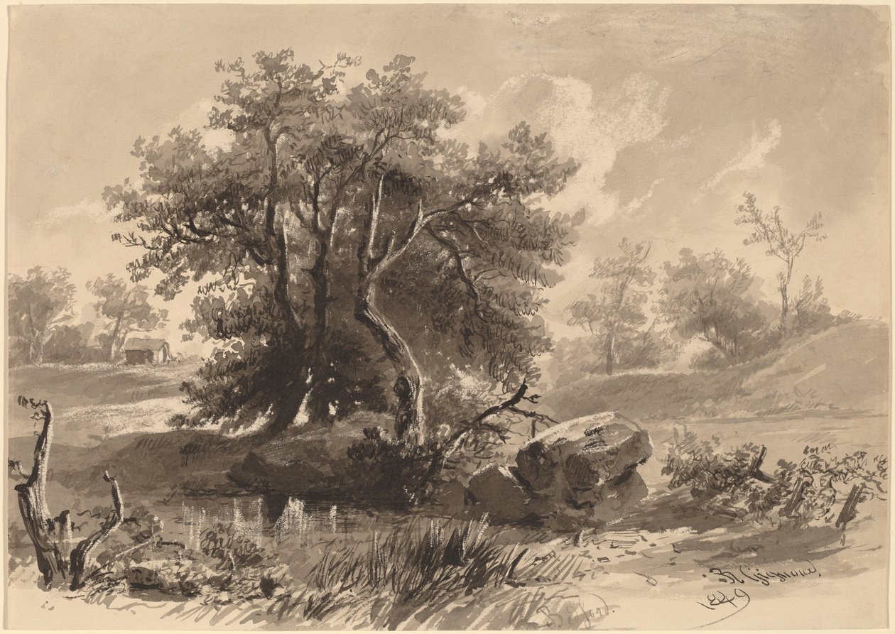 The Trees, Bedford, New York alkotó: Regis Francois Gignoux