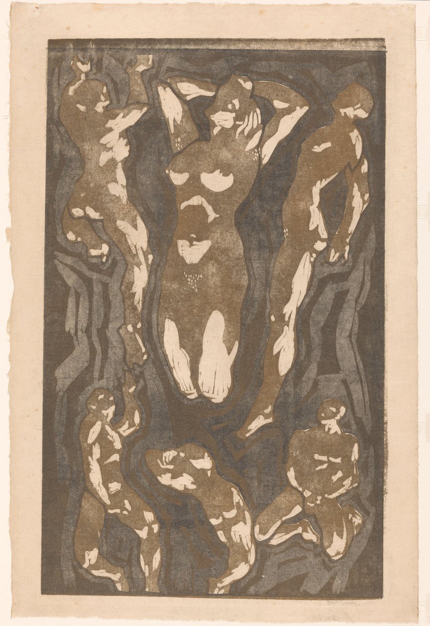 Kompozíció hat emberi figurával alkotó: Reijer Stolk (signed by artist)