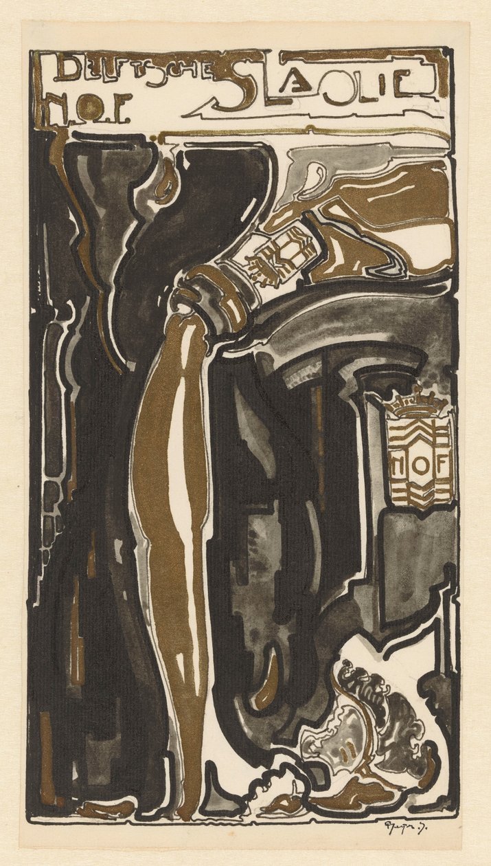 Delft salátaolaj N.O.F. (eredeti cím az objektumon) alkotó: Reijer Stolk (signed by artist)